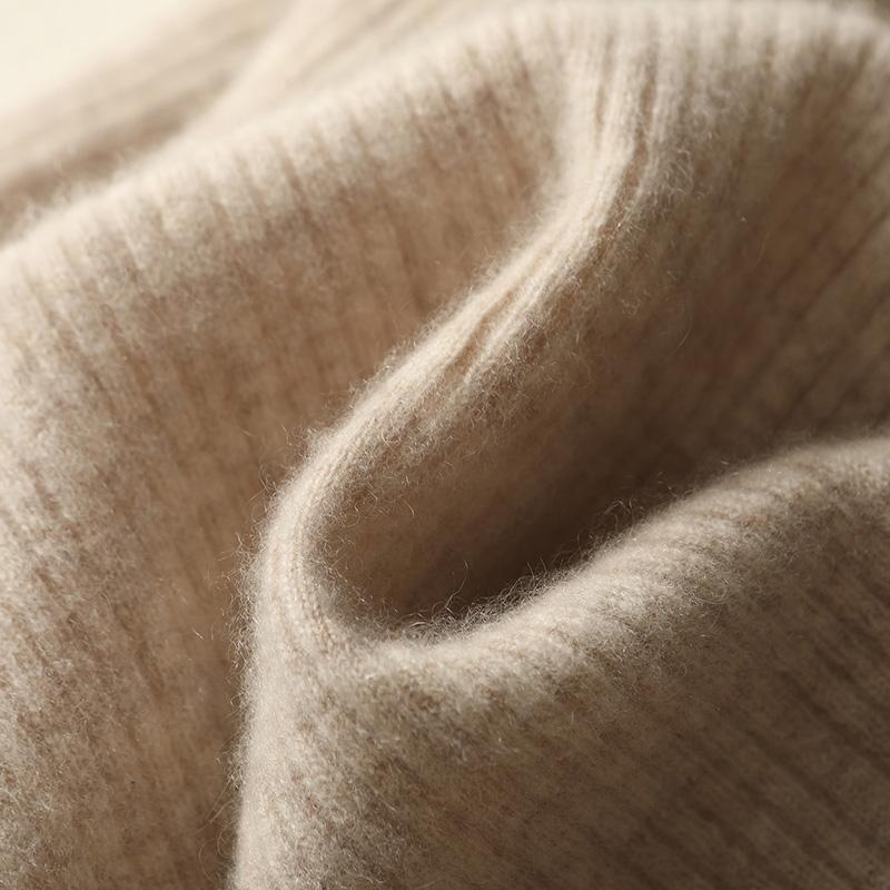 Women Sweater Dress 100% Wool TIDENOVEL Turn-down Collar Knit Long Pullover Winter Jumpers Wool Long Dress Female