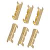 100Pcs Quick Connect Wiring Terminals Brass Crimp Terminals 0.5 1.5mm   Wire Clamps Brass