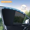Dual Layer Magnetic Car Sunshades Sun UV Protection for Side Windows Heat Blocking Mesh Sunshade Curtain
