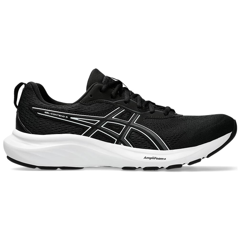 Asics Гель Contend 9 Черно-белые мужские кроссовки 1011B881-002