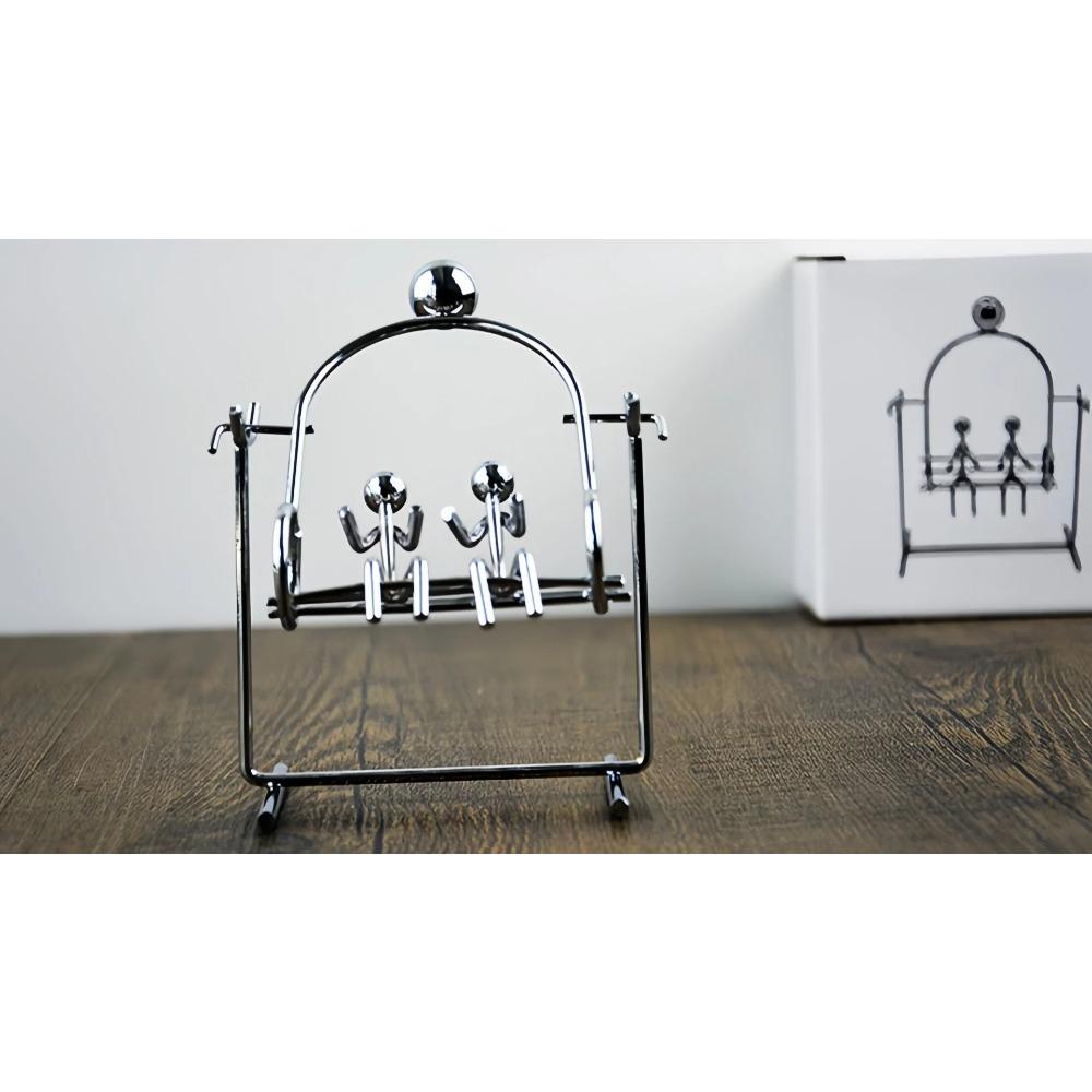 1 шт. Качели для влюбленных Кинетическое искусство Баланс Ручное качание Физическая механика Декомпрессия Домашний офис Настольное украшение Подарок для ребенка