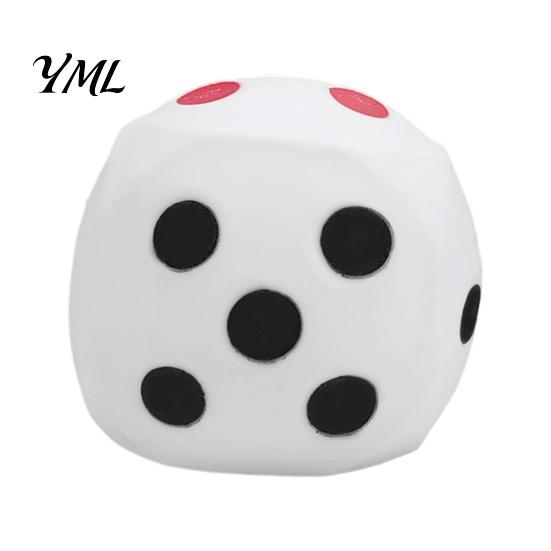 Мягкие игрушки-пищалки 1/2 шт. Гигантские кубики Игрушка для снятия стресса, Игрушка для улучшения концентрации и снижения тревожности, Кубик для релаксации Сенсорные портативные игрушки