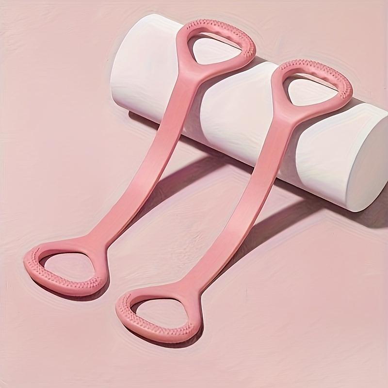 1pc 8-Shaped Silicone Yoga Resistance Band - Elastic Fitness Stretching Rope for Back, Waist, Arm Exercise - Ideal for Home, Gym, Outdoor Workouts