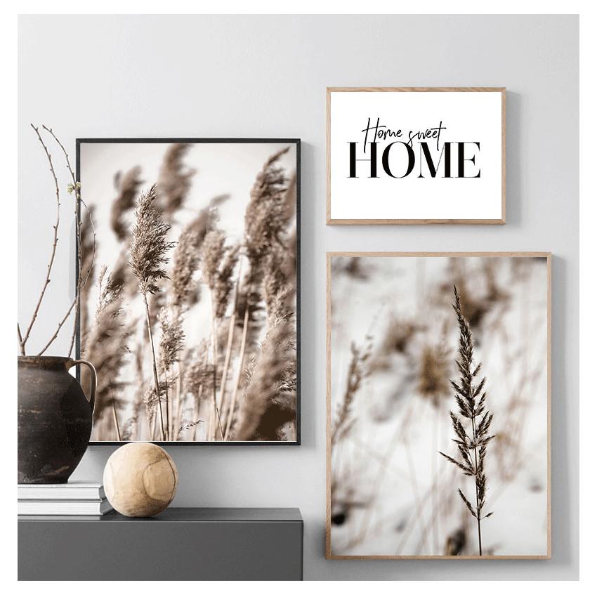 Плакат с цитатами, холст, настенный художественный принт, природный пейзаж, декоративная скандинавская картина, дикая женщина в стиле бохо, пшеница, растение для дома