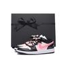 Air Jordan 1 Каштановые Нескользящие Покрытие Низкие Винтажные Баскетбольные Кроссовки Женские Черные Розовые DC0774-101(Team59-SBOX)