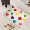 Коврик для пола ко Дню святого Валентина, впитывающий коврик для ног в ванную комнату, простой в уходе дверной коврик