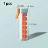 Форма для кубиков льда с нажатием одной рукой, Pop-Up Ice Maker, Бутылка для хранения, Форма для льда с легким извлечением, Виски, Коктейли, Летние напитки, Кухня, Бар