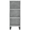 Highboard Concrete Grey 34.5 x 34 x 180 cm Particleboard