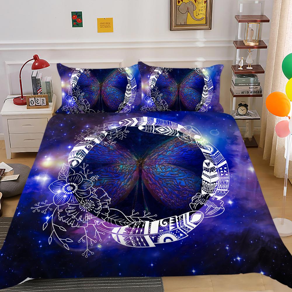 Duvet Cover King Bedding Set Dreamcatcher Cute Bedspreeds Adults Teen Single Size Polyester Bedding Cover Suit