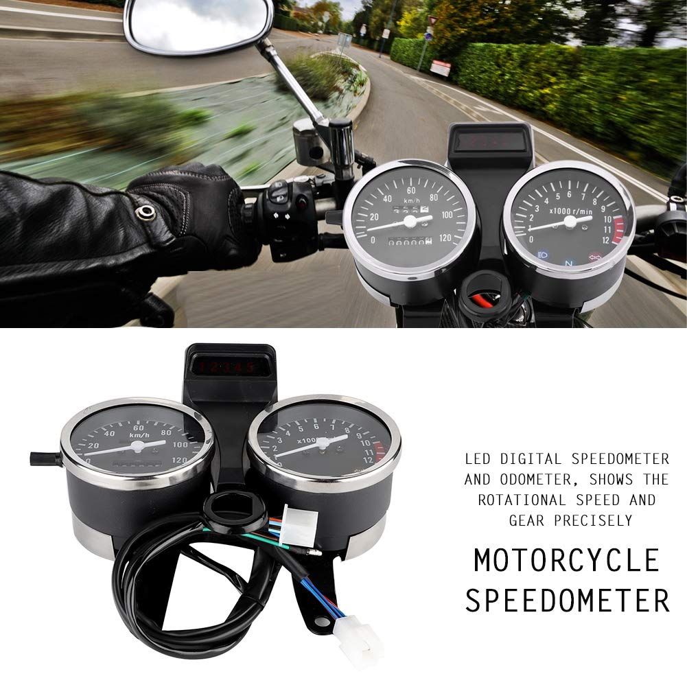 Motorcycle Speedometer, Motorcycle Modification Accessories Speedometer Odometer GN125 Tachometer