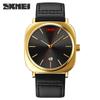 Skmei Новые модные кожаные часы мужские водонепроницаемые деловые кварцевые часы немеханические часы взрыв