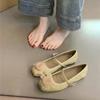Flower Shoes Female Internet Celebrities New Elegant Mary Jane Shoes Women's 2025 New Foreign Super Soft Square Head Commuting Single Shoes