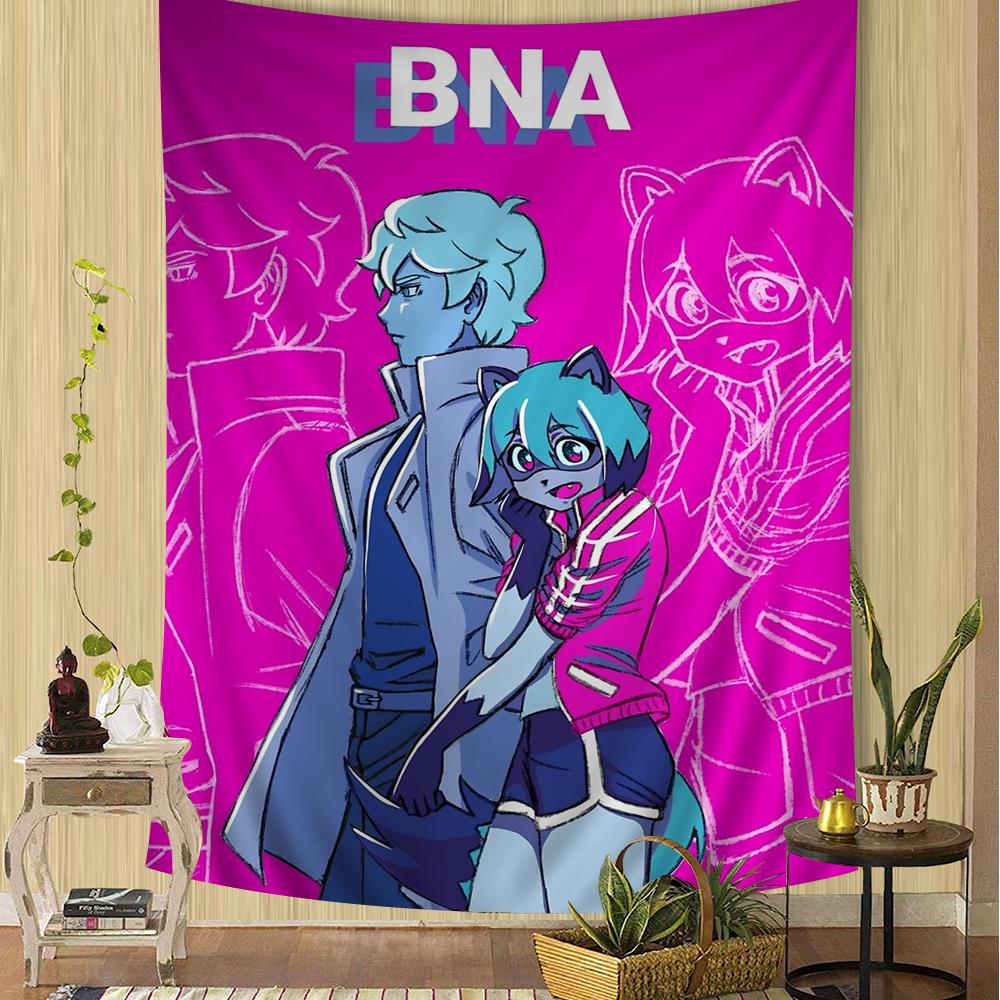 Brand New Animal BNA Tapestry Anime Tapestry Hanging Tarot Hippie Wall Rugs Dorm Wall Hanging Sheets Hippie Wall Hanging
