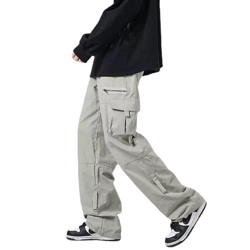 Port Authority Cargo Pants With Multiple Pockets For Casual Wear Men Spring Autumn