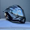 Flip-Up Motorcycle Helmet With Dual Visors ABS Full Face Men Women Scooter Riders