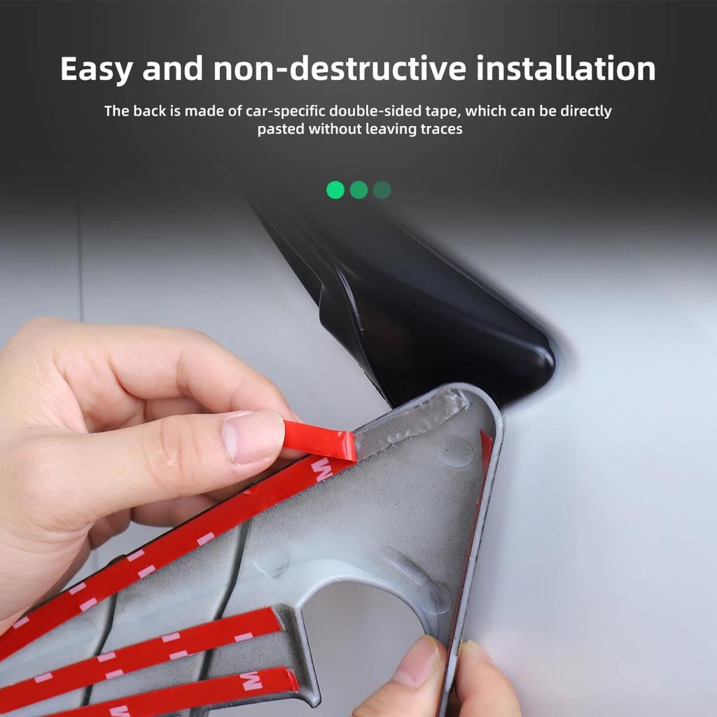 Для Tesla Model 3 Model Y, автомобильная камера, боковое крыло, панель, спойлер, пылезащитный чехол, украшение, модификация, аксессуары Model3 2022