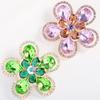 Flower Rhinestone Brooches Womens Fashion Crystal Brooch Pin Accessories Jewelry