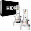 H7 LED Headlights for Imported 49600cd with Warning Vehicle Inspection Set of WC Series HID-ya Vehicles, (Candela), White, 6500K, Built-in Canceller,