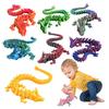 3D Printed Chinese Dragon Figurine Movable Joints Loong Figure Articulated Flying Dragon Model Fidget