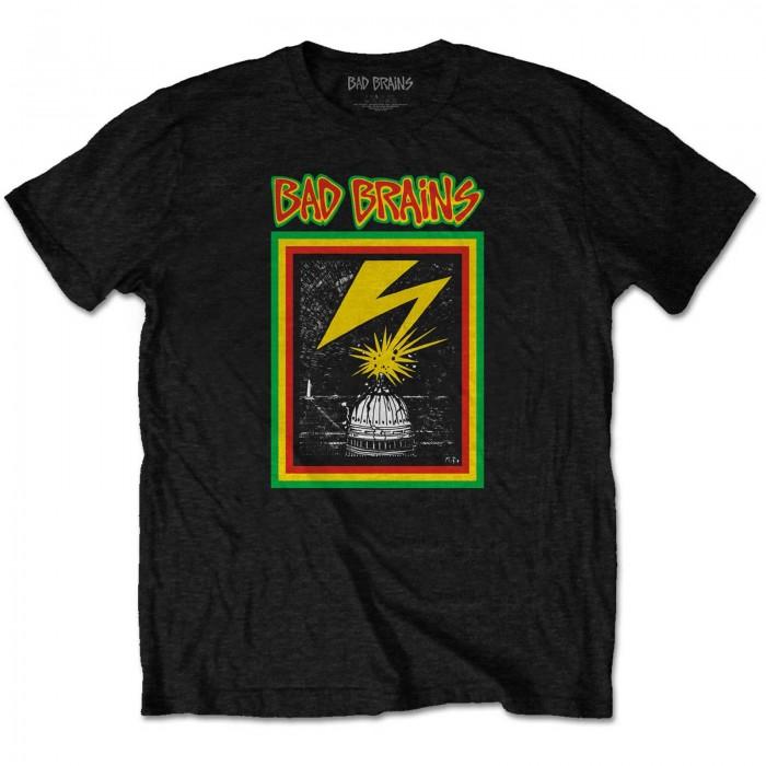 Хлопковая футболка унисекс Bad Brains для взрослых Capitol Strike