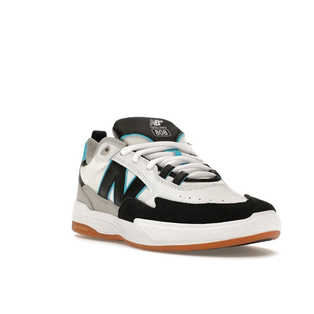 Tiago Lemos x New Balance Numeric 808 Белый Черный Бирюзовый Унисекс Кроссовки NM808BYS