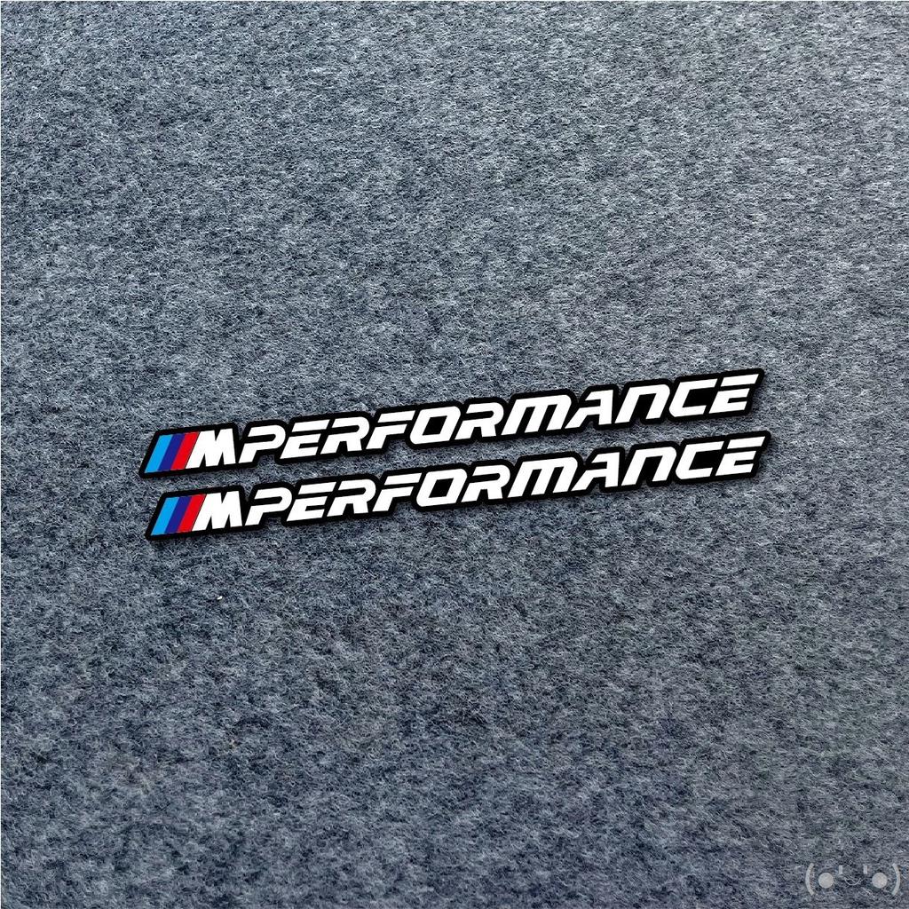 UCFF4 pcs Car Side Door 3D Sticker Badge Decal Decoration For BMW M Logo M2 M3 M4 M5 M6 F48 G01 E84 E83 F39 F10 F30 Accessories
