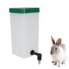 Plastic Rabbit Water Dispenser 1L/500ML Pet Head Pipe Fountain Pet Hanging Feeder  For Pet Cage