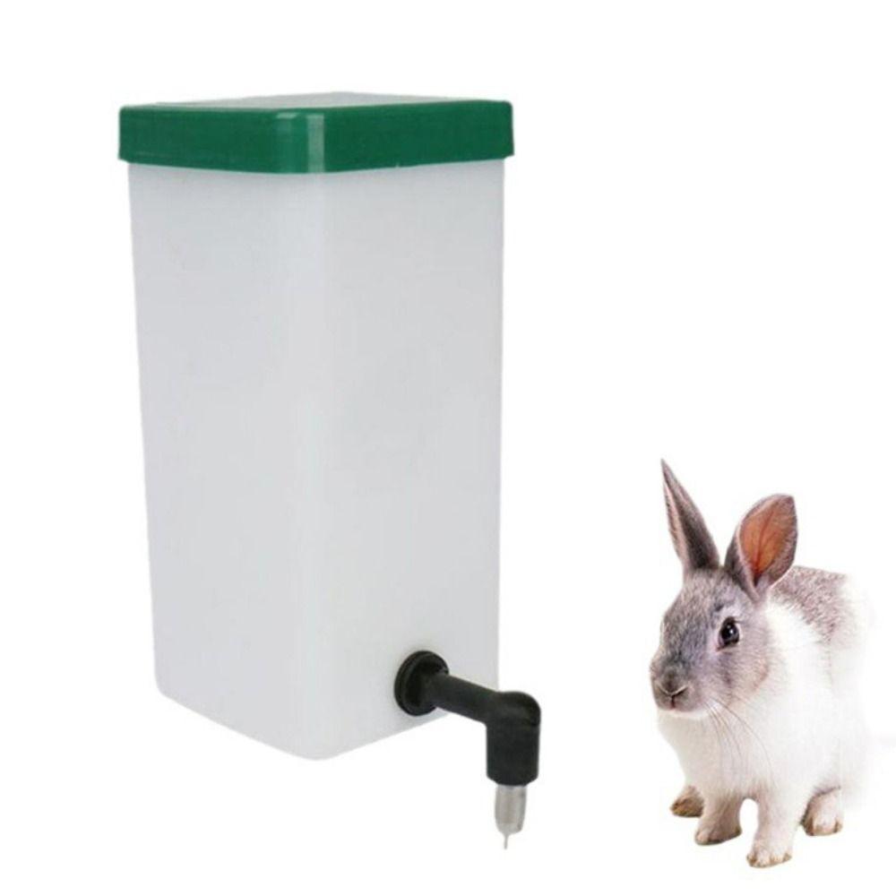 Plastic Rabbit Water Dispenser 1L/500ML Pet Head Pipe Fountain Pet Hanging Feeder For Pet Cage