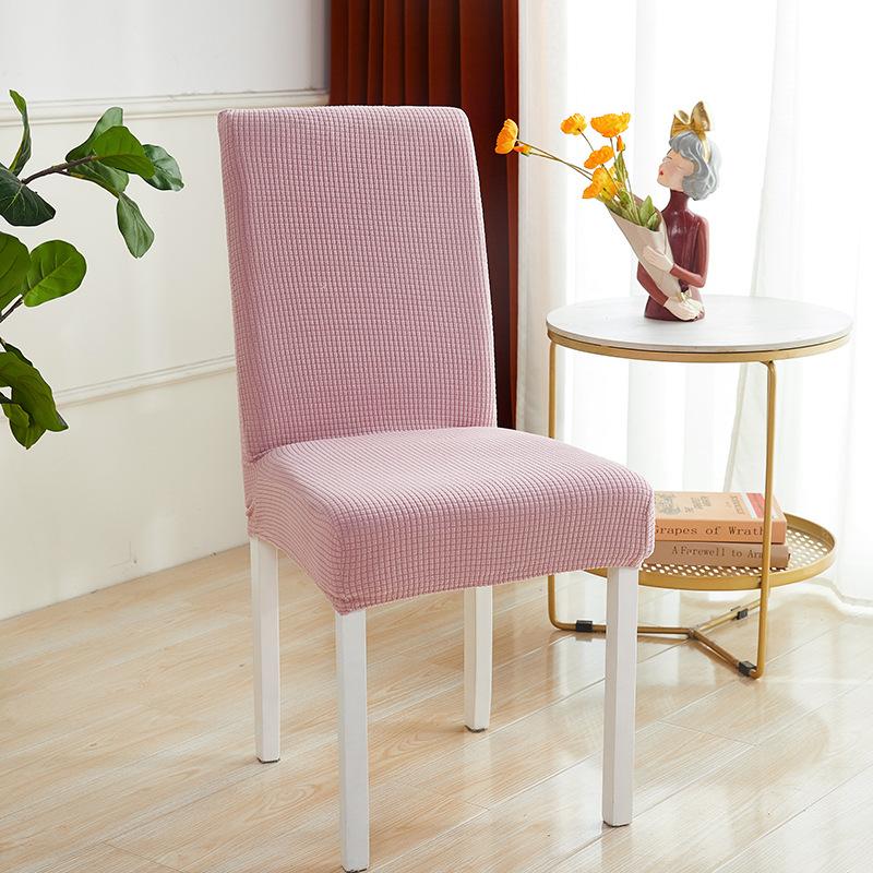 Jacquard Chair Covers Spandex Stretch Seat Slipcover Removable For Wedding Dining Room Banquet Office Housse De Chaise