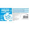 Sugar for cotton candy machine, granulation 0812mm, natural flavor, BLUE, 5kg