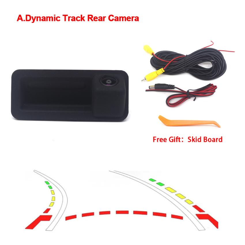 CCD камера заднего вида для автомобиля, водонепроницаемая камера на ручку багажника для Ford Fiesta Hatch MK6 MK7 MK7.5 2008~2019 Fiesta ST 2013~2017