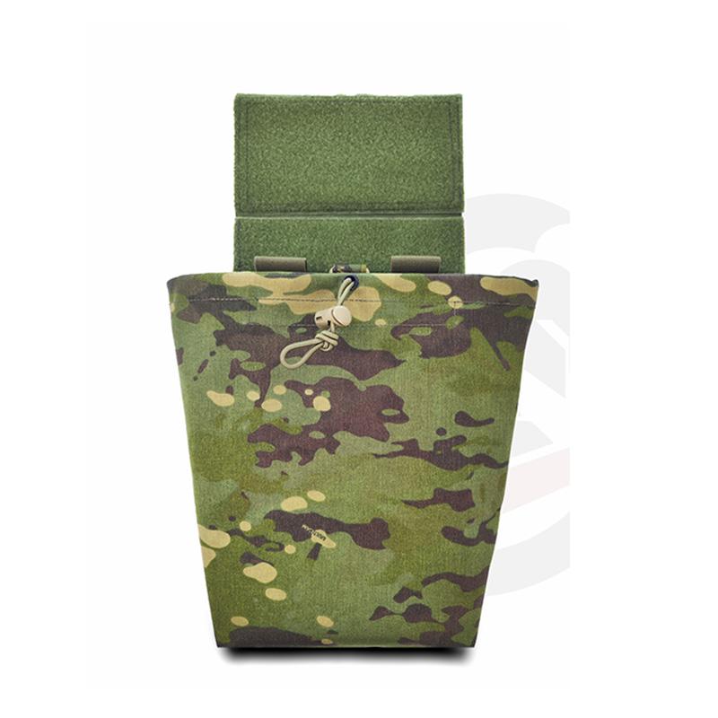 BEPAN Green Tiger Spot Tactical Foldable RecyclingTransfer Bag Outdoor Hunting Dump Drop Bag