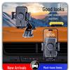 2024 Gooseneck Car Navigation Phone Mount: Folding Suction Cup & Air Vent Dashboard Holder