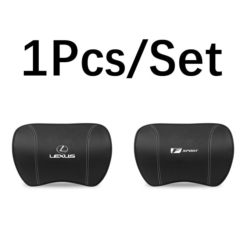 High-end Leather Car Headrest Waist Pillow Interior Accessories For Lexus F SPORT ES UX 300e GS GX IS LS LX LBX NX RX 350h 450h AEN1