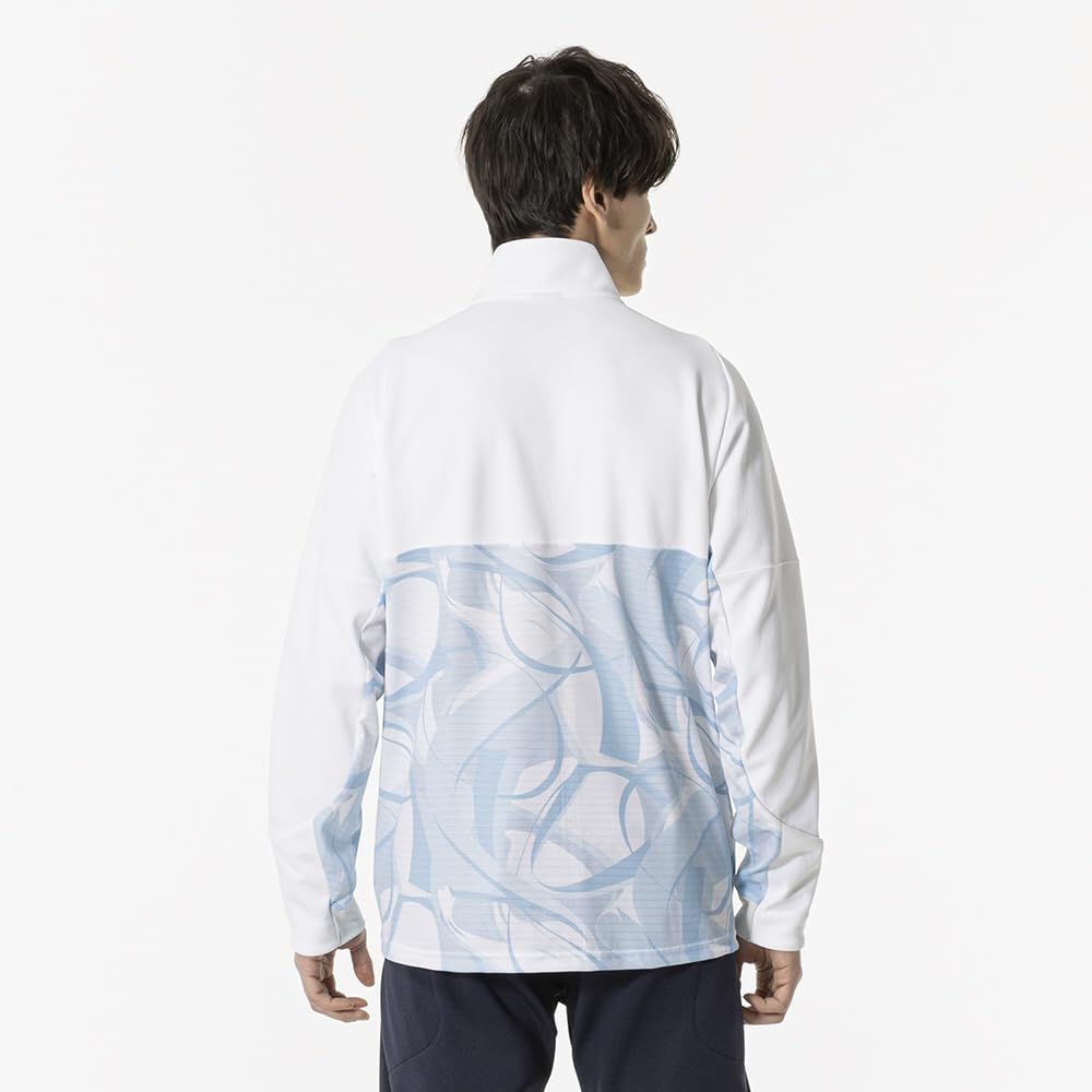 Mizuno MUGEN GRAPHIC Training Light with Design Warm-Up Jacket, Blue, 32MCB501, Player-Specific