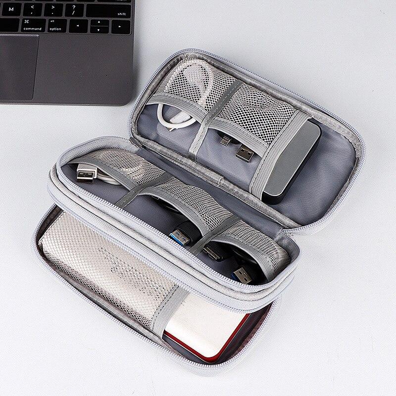 Gadget Cable Organizer Bag Digital USB Cable Storage Bag Portable Travel Organizer for Wire Earphone Power Bank Storage Bags
