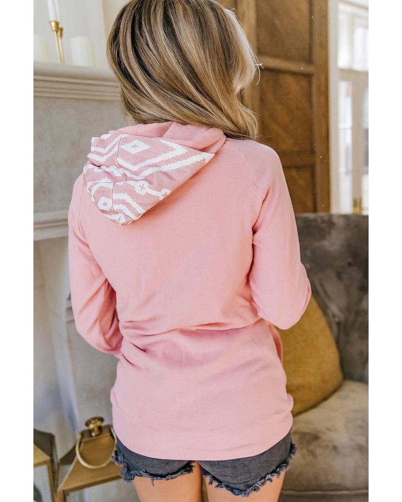 Azura Exchange Лоскутная толстовка с капюшоном и отверстием для большого пальца