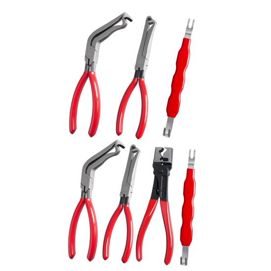 Автомобильные плоскогубцы для разъединения электрических контактов с эргономичной рукояткой, многоцелевой инструмент для разъединения электрических разъемов, набор плоскогубцев для ремонта автомобилей