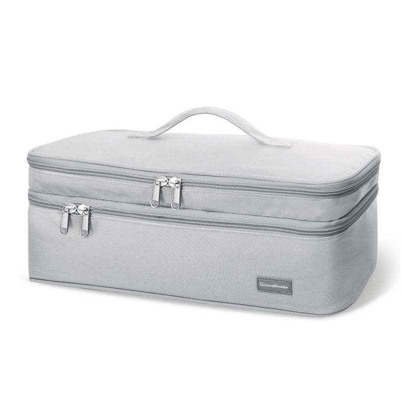 Большая сумка для фена, дорожная сумка для фена, портативная двухслойная сумка для хранения фена, вместительный органайзер для женщин