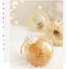 6PCS/ 1Set 8cm Christmas Ball Set Transparent Xmas Baubles Christmas Tree Balls  Showcase