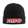Шапка-бини Exodus Rock Band Для женщин мужчин Музыкальная Зимняя Теплая Шапки-бини Вязаные Шапки