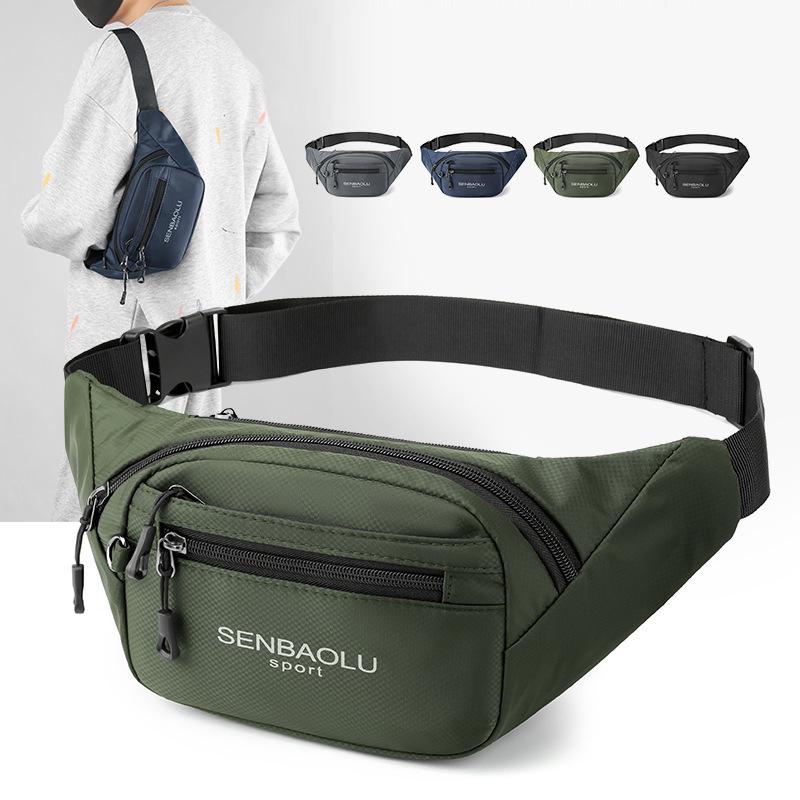 Men's Crossbody Bag Large Capacity Waist Bag Multifunctional Chest Bag