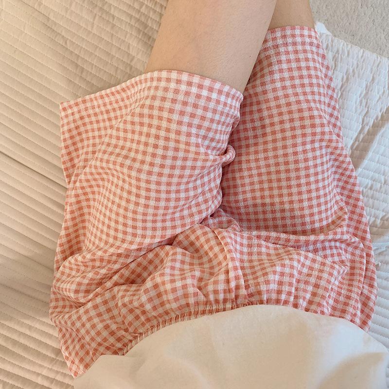 Короткие пижамные штаны, удобные для женщин, 100% микроэластичные, свободные, повседневные шорты, дышащие и удобные