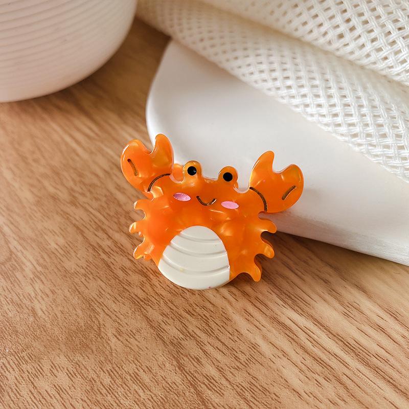 1 шт. Милая мультяшная заколка для волос на лоб для женщин, новая высококлассная челка, маленькая заколка-крабик, боковая заколка, аксессуар для повязки на голову