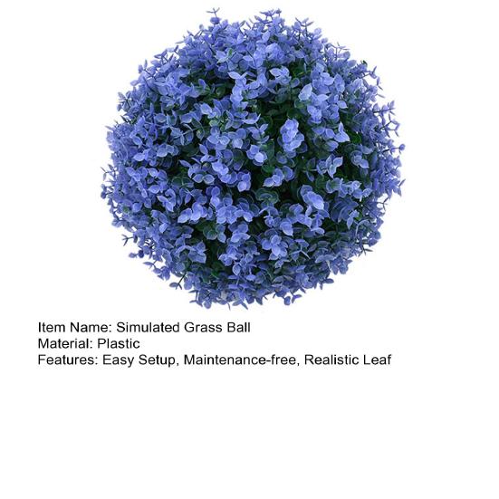 Имитация травы, шар из искусственного топиарного растения, реалистичные искусственные шары для свадьбы, дня рождения, вечеринки, внутреннего и наружного декора