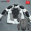 Черная мотоциклетная вставка-защита спины CE Level 2, толстая эластичная защитная накладка на позвоночник, аксессуар для мотоциклетной экипировки