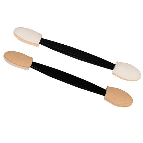 30/50/100/150/200 шт. Одноразовая кисть для теней, двухсторонний спонж-аппликатор, портативные дорожные инструменты для макияжа глаз для женщин, двухсторонняя