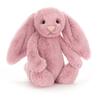 Jellycat Bashful Bunny M Плюшевая игрушка Сидящий рост Тюльпан Розовый кролик, 20 см,