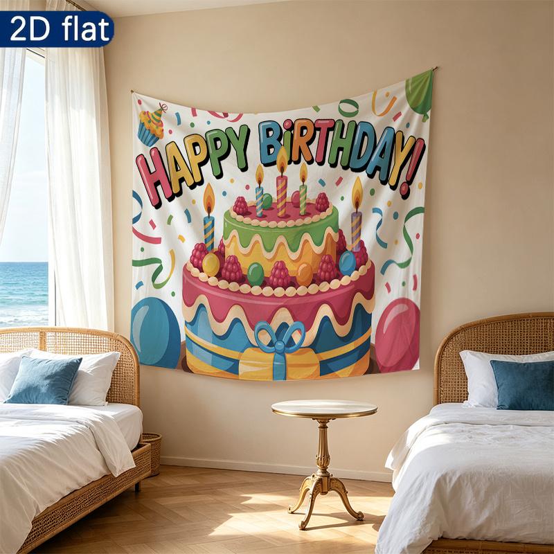 1pc 2D Flat Photo Backdrop - Home Party Decor