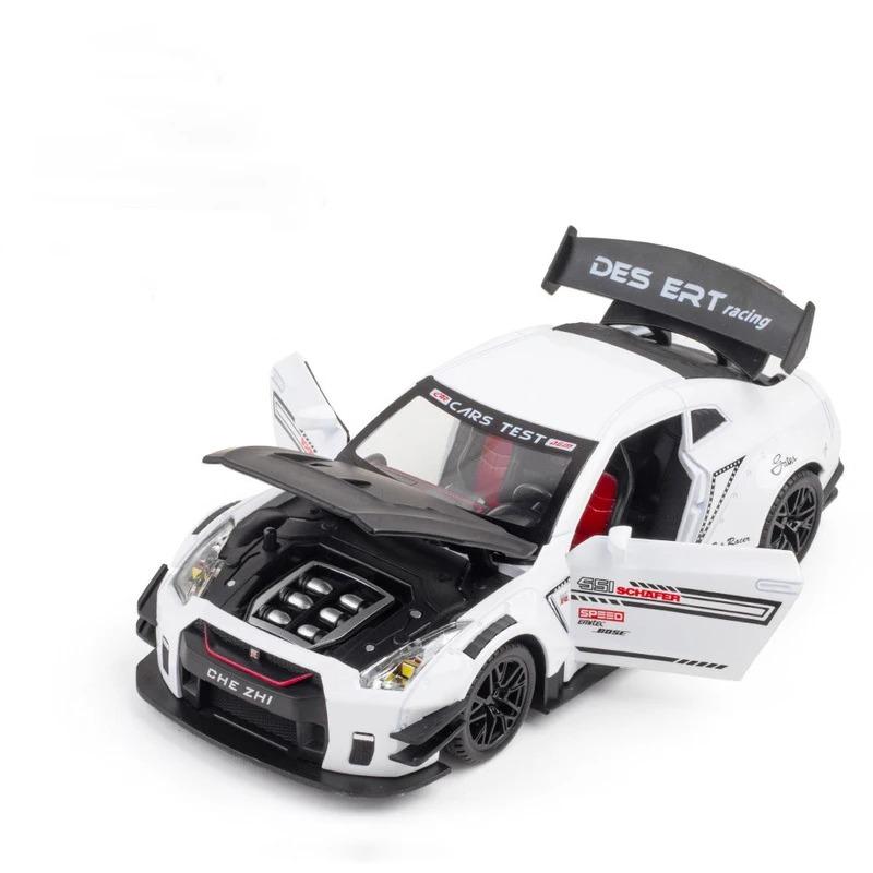 1/24 NISSAN Skyline Are GTR R35 Wide Body Race Alloy Car Model Diecasts Vehicles Refit Racing Toy Cars Детские игрушки Детские игрушки для мальчиков